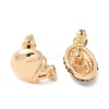 Brass Micro Pave Cubic Zirconia Stud Earrings EJEW-Z080-03G-04-4