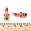 304 Stainless Steel Enamel Pendants STAS-I346-06G-02B-3