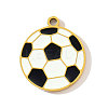 304 Stainless Steel Enamel Pendants STAS-OY003-18G-3