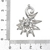 304 Stainless Steel Pendants LS-STAS-G363-01P-3