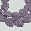 Dyed Natural Lava Rock Bead Strands G917-4-4