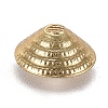 Eco-Friendly Brass Bead Cap KK-H740-09G-3
