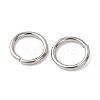 Tarnish Resistant 304 Stainless Steel Open Jump Rings STAS-N015-10-6x0.8mm-4