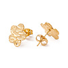 304 Stainless Steel Stud Earring Findings STAS-G270-02G-11-2