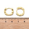 Brass Micro Pave Cubic Zirconia Huggie Hoop Earrings LS-EJEW-K083-34G-B-4