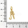 Brass Micro Pave Cubic Zirconia Pendants KK-M273-01G-N-3