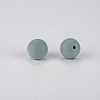 Round Silicone Focal Beads SI-JX0046A-43-2