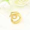 304 Stainless Steel Cuff Rings RJEW-D320-07G-1