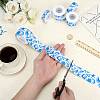 Polyester Grosgrain Ribbons OCOR-WH0070-337-3