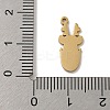 Christmas Theme 304 Stainless Steel Pendants STAS-Z093-08K-3