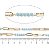 304 Stainless Steel Paperclip Chains CHS-P021-03G-05-2