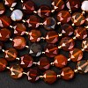 Natural Agate(Dyed & Heated) Beads Strands G-C116-A149-01-2
