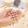DIY 304 Stainless Steel Cable Chain Bracelets/Neckalaces Making Kits DIY-TA0011-27A-5