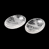 Natural Quartz Crystal Oval Worry Stone G-R487-01B-4