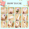 20 Sheets Plastic Gold Foil Flower Bouquets Wrapping Packaging DIY-TAC0025-13A-6
