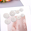 800Pcs 4 Style 316 Surgical Stainless Steel Beads STAS-SC0003-30-3