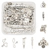 40Pcs 8 Styles Medical Theme Tibetan Style Alloy Pendants TIBEP-YW0001-92-1