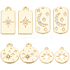 16Pcs 4 Styles Alloy Pendants FIND-SC0021-43-1