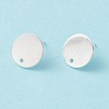 201 Stainless Steel Stud Earring Findings STAS-P308-09C-S-2
