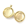 Brass Locket Pendants KK-A282-18G-2