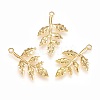Rack Plating Brass Pendants KK-F752-11G-1