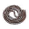Baking Paint Transparent Glass Beads X1-DGLA-N011-6mm-09-2