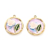 304 Stainless Steel Enamel Pendants STAS-B084-12G-01-1