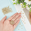 100Pcs 2 Style Brass Beads KK-DC0002-13-3
