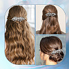 Gorgecraft 2Pcs 2 Style Flower Crystal Rhinestone Hair Barrettes OHAR-GF0001-25-7