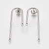 Left and Right Non-Tarnish 304 Stainless Steel Stud Earring Findings LS-X-STAS-S079-143A-2