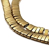 Electroplated Non-magnetic Synthetic Hematite Beads Strands G-G089-A02-04-3