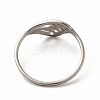 Non-Tarnish 201 Stainless Steel Hollow Out Butterfly Wing Finger Ring for Women LS-RJEW-K239-13P-2