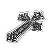 Opaque Acrylic Cross Theme Pendants OACR-I010-04A-2