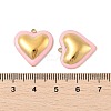 304 Stainless Steel Enamel Pendants STAS-P380-09G-01-3