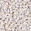 500Pcs Plating Acrylic Beads PACR-TADJ0001-01J-2