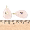 Natural Rose Quartz Pendants G-H318-04G-03-3