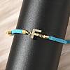 Adjustable Nylon Cord Bracelets BJEW-C096-01G-06-3
