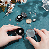 2Pcs 2 Styles Alloy Loose Diamnond Gemstone Display Boxes CON-PH0003-17B-2