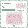 4.9~5 Yards Polyester Leaf Lace Ribbon DIY-FG0002-84-2