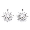 Non-Tarnish 201 Stainless Steel Pendants STAS-S119-029P-2