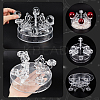 Acrylic Crystal Ball Display Stands ODIS-WH0001-39-4