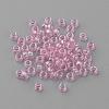 Transparent Colours Lustered Glass Round Seed Beads SEED-R044-04-3