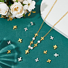 40Pcs 4 Styles Alloy Beads FIND-ME0001-19-4