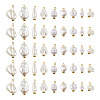 9 Sets 9 Style ABS Plastic Imitation Pearl Pendants KY-TA0001-23-2