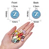 120Pcs 12 Colors Golden Plated Alloy Charms ENAM-SZ0001-64Z-4
