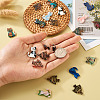 28Pcs 14 Styles Opaque Acrylic Pendants SACR-TA0001-11-6