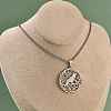 201 Stainless Steel Hollow Hummingbird Pendant Box Chain Necklaces for Women Men NJEW-M086-05P-5