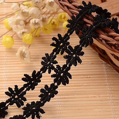 Lace Trim Nylon Ribbon for Jewelry Making ORIB-L005-69-1