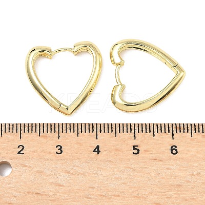 Brass Hoop Earrings EJEW-D323-01G-1