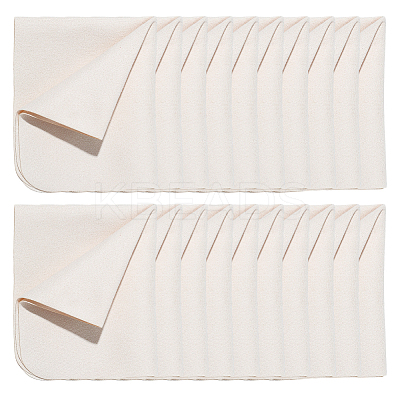 20Pcs Suede Fiber Glasses Cleaning Cloth AJEW-GF0012-51A-1